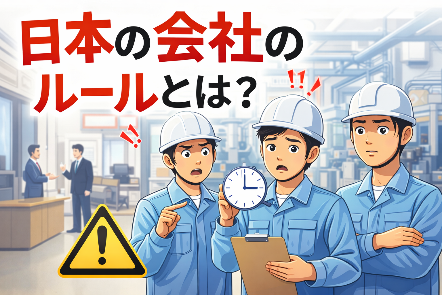 日本の会社のルールとは？技能実習生が知っておきたい大切なこと