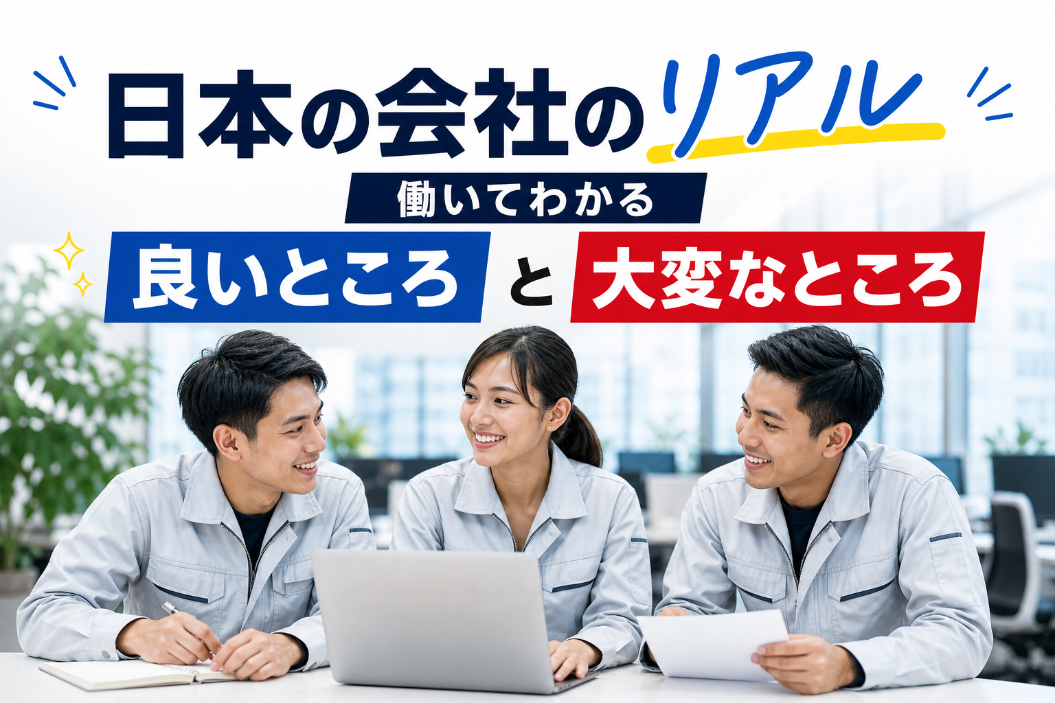 日本の会社のリアル｜働いてわかる良いところと大変なところ